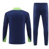 Brazilië Trainings Sweatshirt Quarter-zip 2024-25 Grijze - Kids